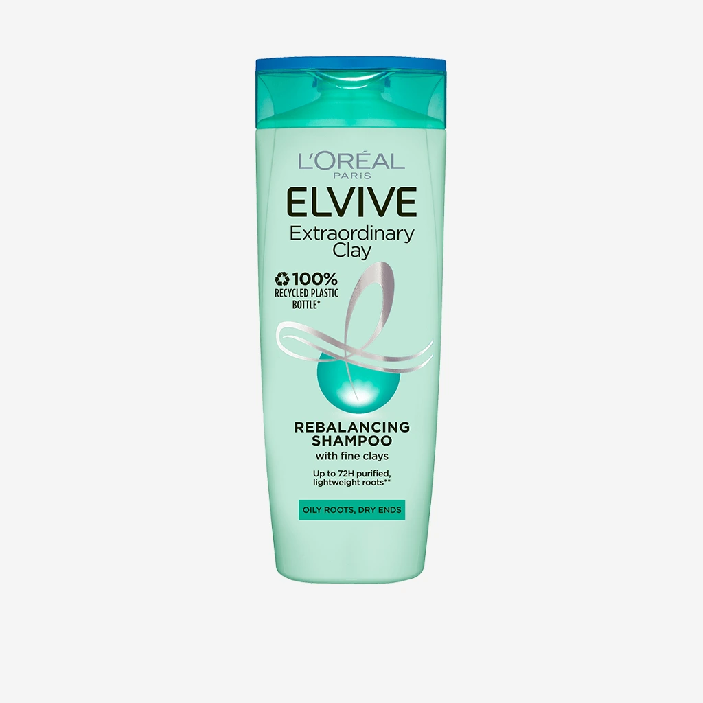 Lroeal extraordinary clay rebalancing shampoo