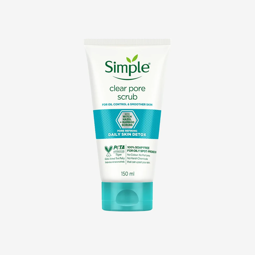 Simple Daily Skin Detox Pore Polishing Scrub 150ml