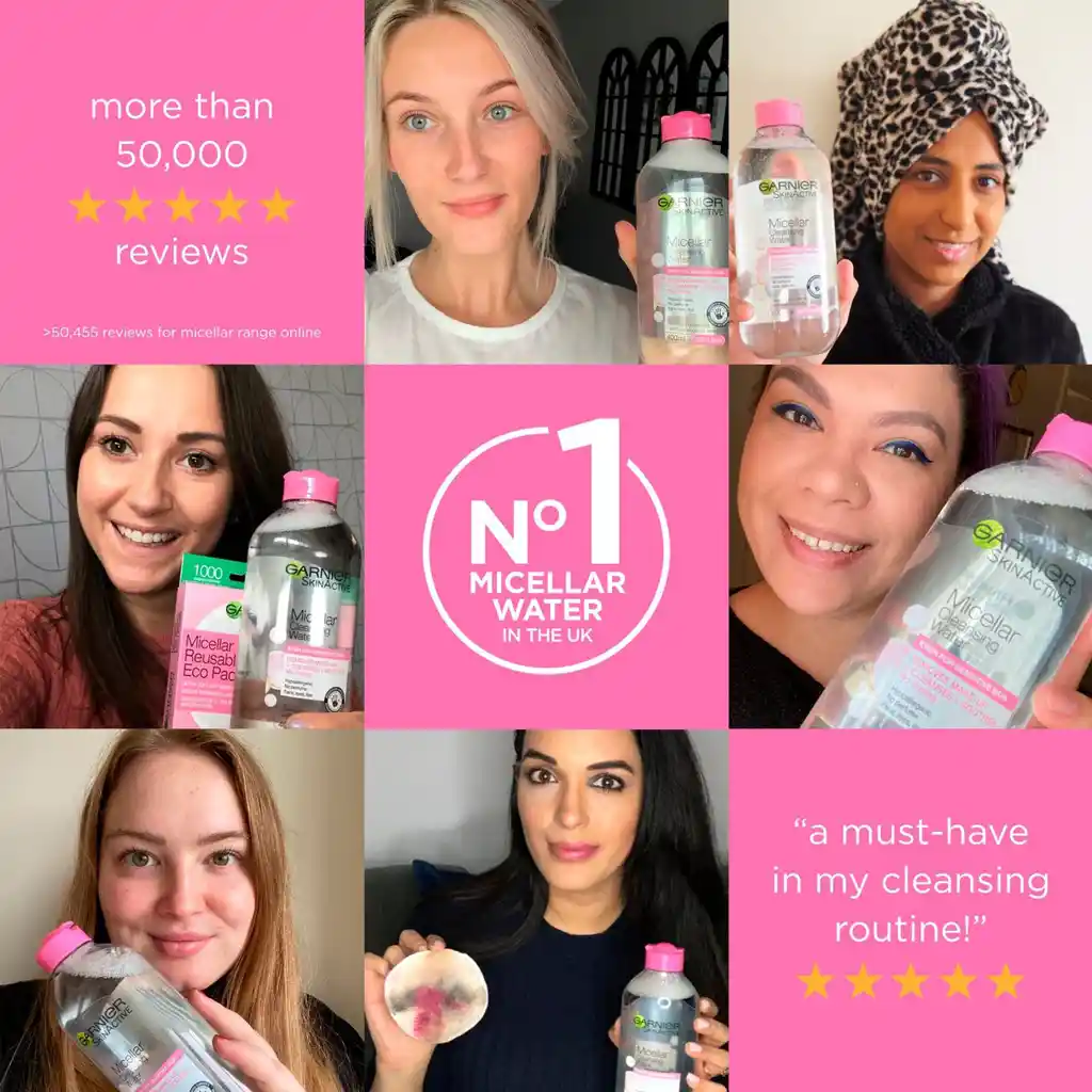 garnier micellar water for sensitive skinx3