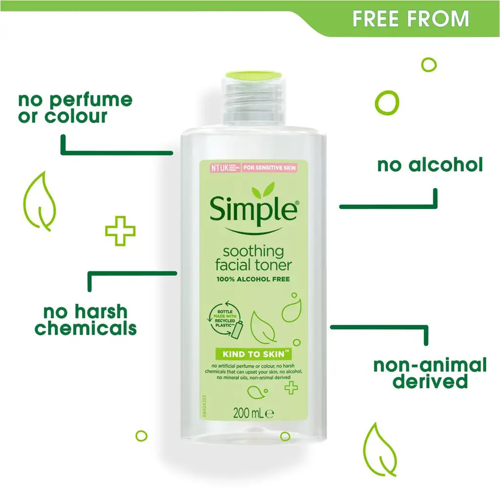 simple soothing toner x4