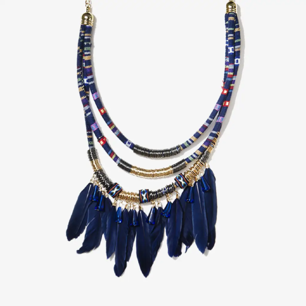 Feather necklace1