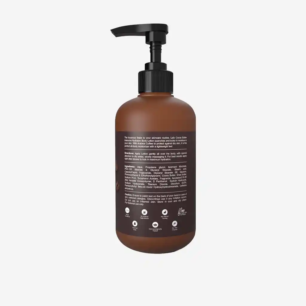Lafz cocoa butter body lotionx2
