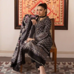 MAUSUMMERY UNSTITCHED LAWN DIGITAL SUIT -VOl :1  NIGRA