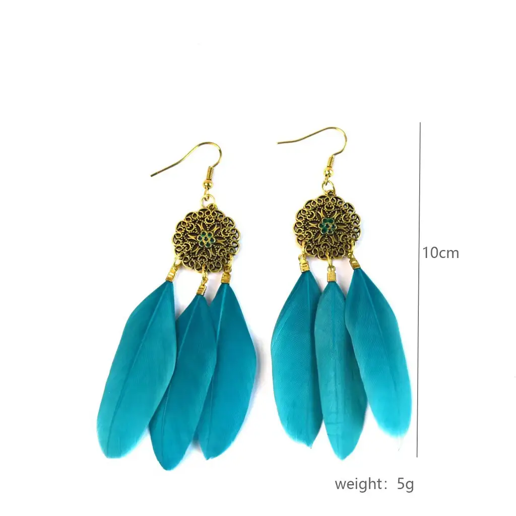 feather earrings gallery