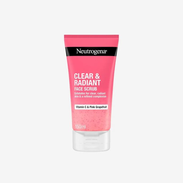 neutrogena clear & radiant scrub 1