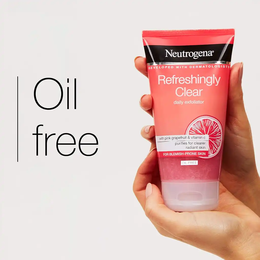 neutrogena clear & radiant scrub 2