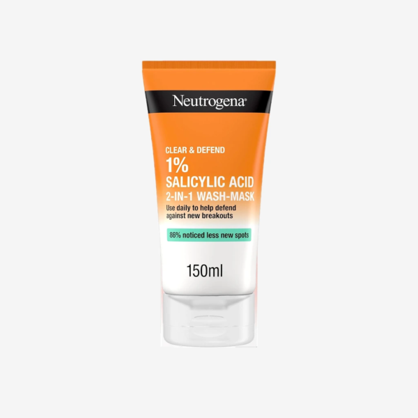 neutrogena salicylic acid 2in1 mask x1