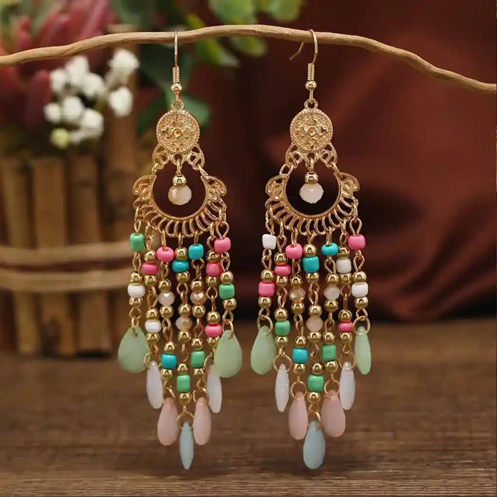 vacationbeach -earrings – medium kc gold