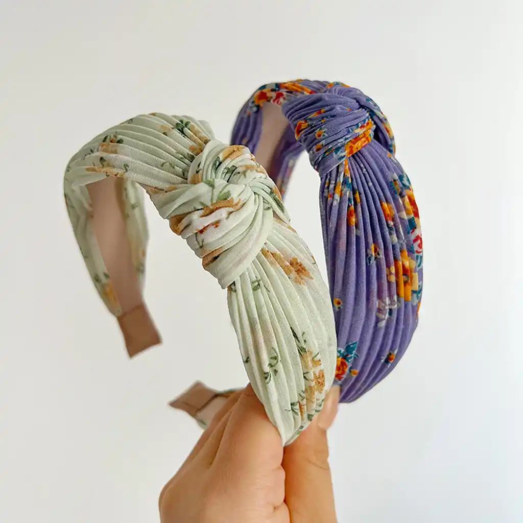 Women’s Sweet Pastoral Flower Cloth Hair Band 2