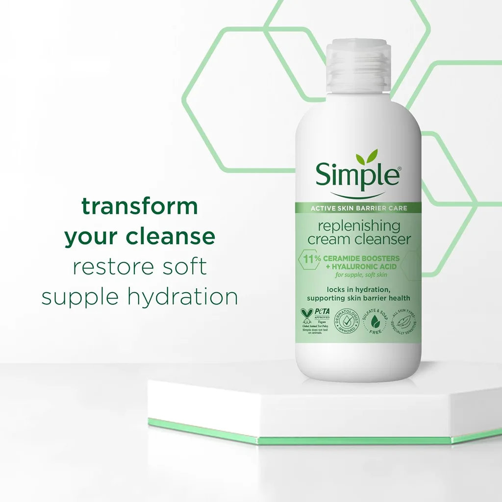 Simle replenishing cream cleanser 2