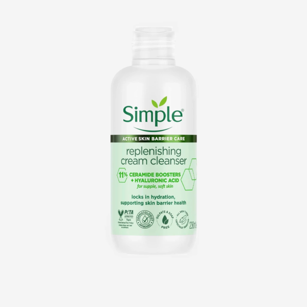 Simple replenishing cream cleanser1