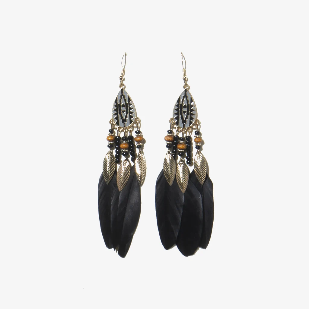 Feather earring
