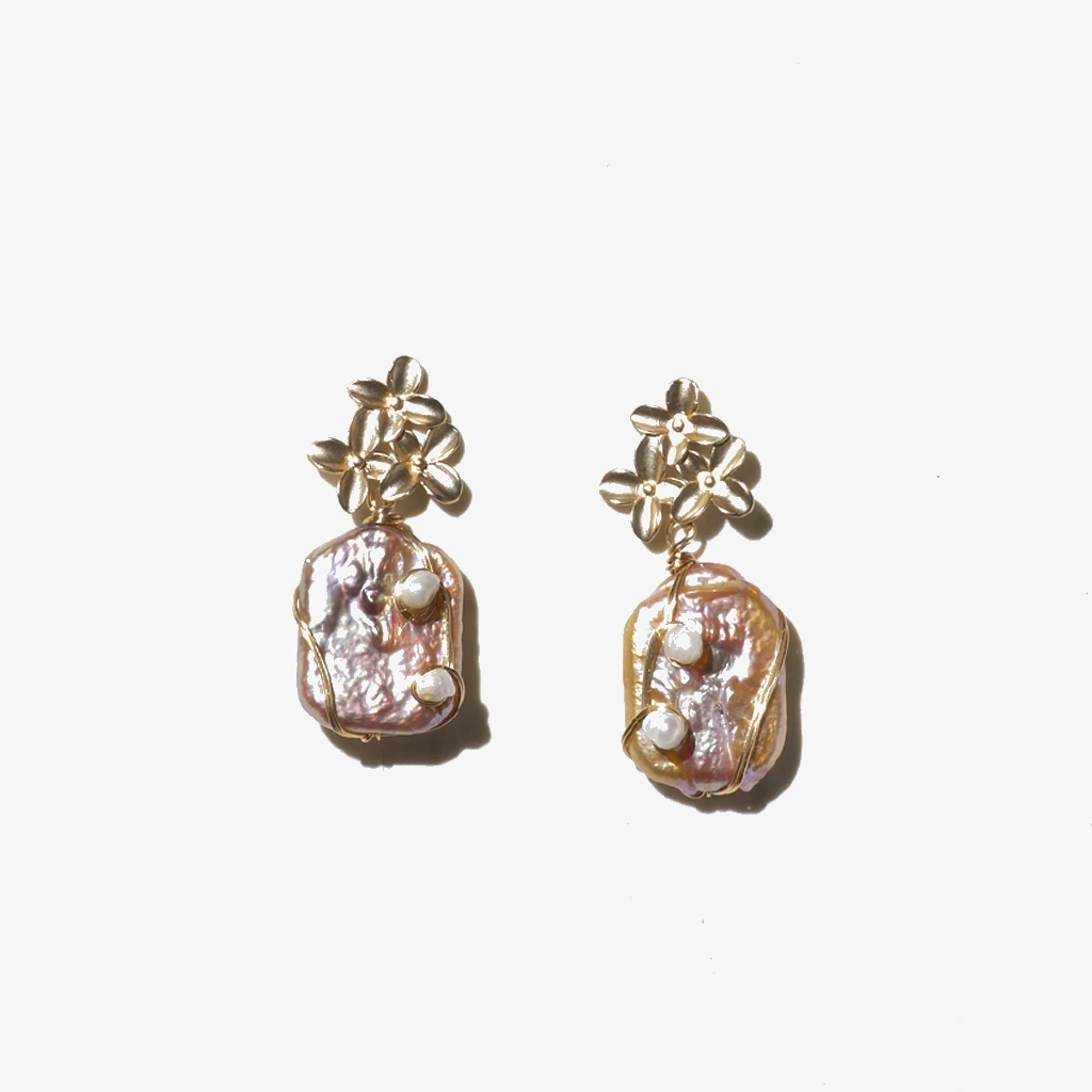 Pearl earrings