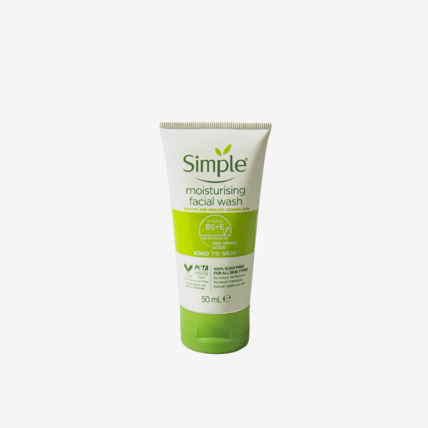 simle moisturising face wash 50ml