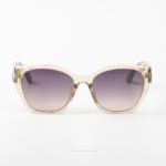 Women's oval UV protected sunglass-GRY-58-01